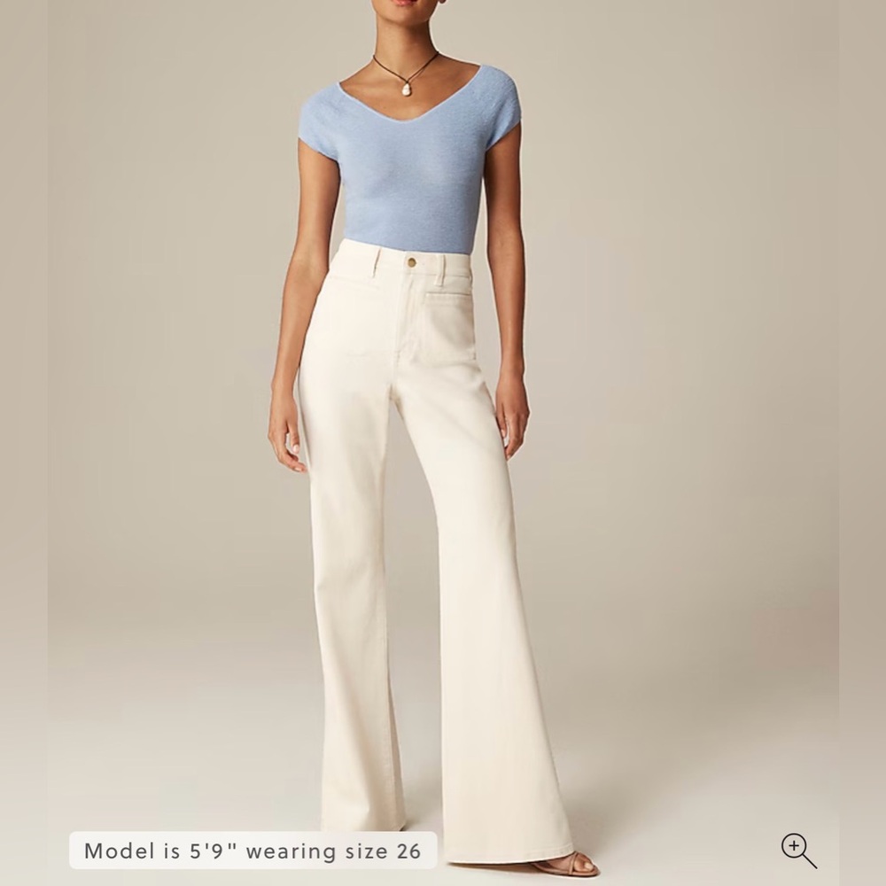 J. Crew High-rise Flare fit Jeans